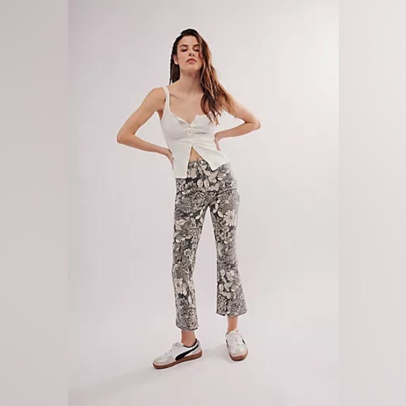 MOTHER SUPERIOR ANTHROPOLOGIE The Hustler Ankle French Fairy Tale Size 27 NWT - Picture 3 of 11